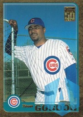 2001 Topps 50 Years Gold #T16 Tom Gordon 1472/2001 Chicago Cubs
